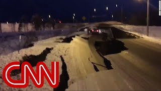 Scenes of chaos as 70 earthquake rocks Alaska [upl. by Ceporah416]