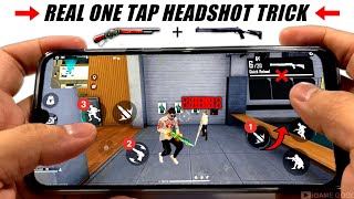 Perfect One Tap Headshot Trick 😈  M1887  M1014  New Headshot Trick Free Fire quot [upl. by Uase]