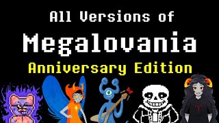 All Versions of Megalovania Anniversary Edition [upl. by Rondon]