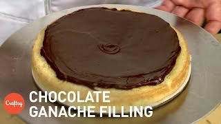 Chocolate ganache filling from scratch  Pastry tutorial with James Rosselle [upl. by Karil]