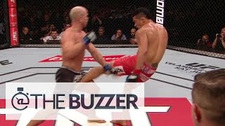 UFC fighter gets kicked straight in groin [upl. by Serafine]