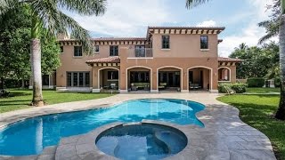 Custom Mediterranean Estate in Pinecrest Florida [upl. by Nesahc]