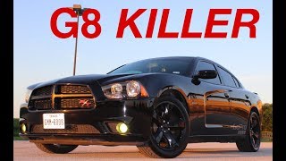 PONTIAC G8 60L VS DODGE CHARGER RT 57L  ALMOST GOT COUGHT BY COPS [upl. by Chelsy]