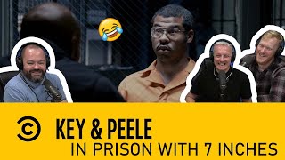 Key amp Peele  In Prison With Seven Inch REACTION  OFFICE BLOKES REACT [upl. by Noteloc]