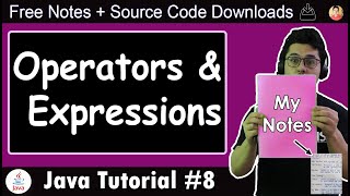 Java Tutorial Operators Types of Operators amp Expressions in Java [upl. by Michi]