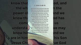 Journey of faith and spiritual growth  1 John 51821 Daily Bible Verse [upl. by Eelannej]