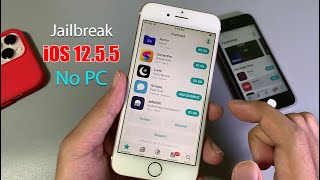 How to Jailbreak iOS 1255 on iPhone 66plus5s No Computer Required [upl. by Ailey]