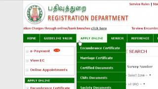 how to pay reg fees on online useing epayment in tnreginet [upl. by Nirrad]