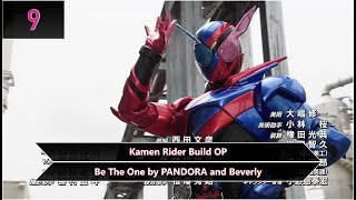 My Top Kamen Rider Openings [upl. by Niamrej]