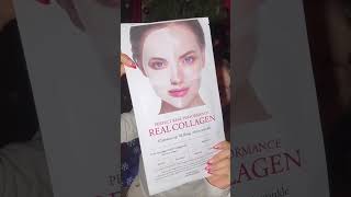 Feeling like a skincare queen with DermaFix Real Collagen Mask dermafix collagenmask antiaging [upl. by Nylirac]