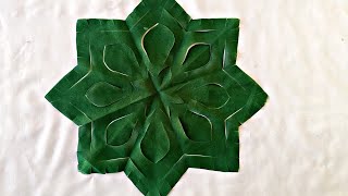 Easy Aplic Rilli Design Cutting Work Applique Sindhs Beauty [upl. by Sulohcin]