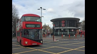 London Buses Bus Route 55 Walthamstow Central to Oxford Circus [upl. by Placida]