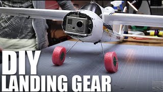 Flite Test  DIY Landing Gear  FPV Bixler [upl. by Jazmin]