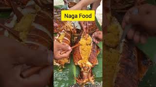 Indian tribe Nagas food   fried crab fish [upl. by Elleret]