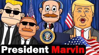 SML Movie President Marvin Animation [upl. by Ahsirtap]