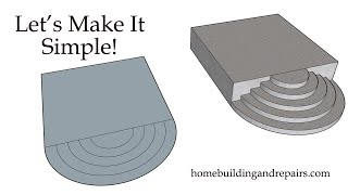 Learn How To Layout Half Circle Stairway Designs  Ideas For Architecture And Building [upl. by Idihc687]