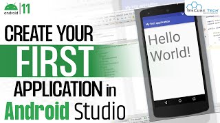 Android Project Creating First Application In Android Studio [upl. by Del]