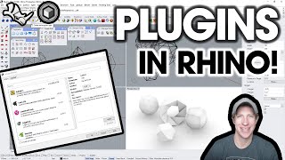 How to Download and Install PLUGINS in Rhino Step by Step Tutorial [upl. by Ytteb]