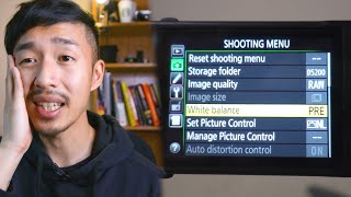How to Set Your WHITE BALANCE On a Nikon D5200D3400 Perfect White Balance Settings [upl. by Anwahsad368]