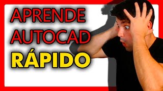 🔴 AutoCAD para PRINCIPIANTES Aprende TODO lo que necesitas para modificar tu dibujo [upl. by Pyszka428]