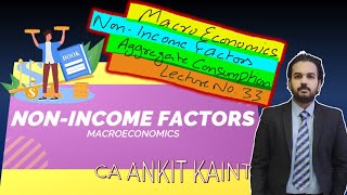 part 2 non income factors amp consumption pricelevel wealth futureprice lecture 33 macroeconomics [upl. by Nethsa]