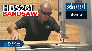 Scheppach HBS261 Bandsaw Demonstration [upl. by Sara-Ann885]