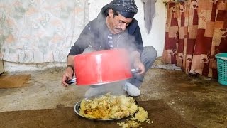 Arabic Food in Jordan  HUGE MAQLUBA مقلوبة Upside Down Chicken Rice Platter [upl. by Katsuyama]