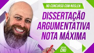 CNU  Texto DISSERTATIVOARGUMENTATIVO nota MÁXIMA Prof Noslen professornoslen cnu redação [upl. by Hametaf15]