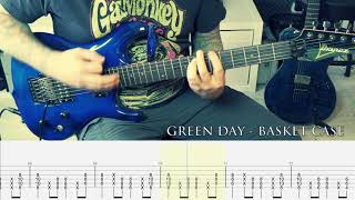 GREEN DAY  Basket Case GUITAR COVER  TAB [upl. by Monahon638]