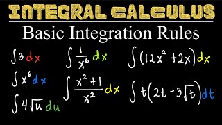 Integral Calculus Basic Integration Rules Problems Formulas  ProfD [upl. by Alywt]