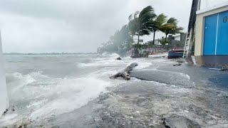 Mauritius battered by cyclone winds  AFP [upl. by Lowson]