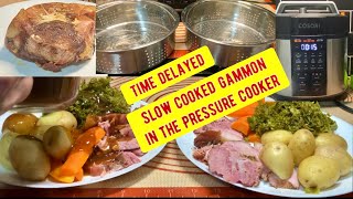 slow cooked Gammon joint and a complete meal cooked in the Cosori pressure cooker [upl. by Diann234]