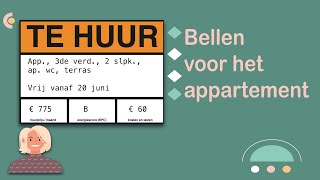 Bellen voor het appartement NT2 learndutch Waystage A2 12 [upl. by Sloane922]