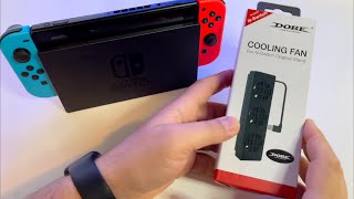 Dobe cooling fan for Nintendo Switch dock  do you really need it or not [upl. by Etteraj]