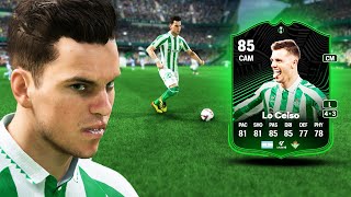 85 ROAD TO THE KNOCKOUTS LO CELSO SBC PLAYER REVIEW  EA FC 25 ULTIMATE TEAM [upl. by Millur]