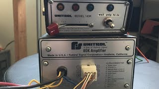 Federal Signal 80K Unitrol Siren Demo  HQ Recording [upl. by Guarino]