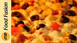 Bread Pizza Recipe by Food Fusion [upl. by Bartholomeo49]