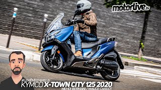 KYMCO XTOWN CITY 125 2020 I ESSAI MOTORLIVE [upl. by Attey309]