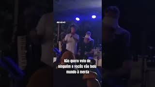 Prefeito de CantagaloRJ sobe em palco e xinga eleitores shorts [upl. by Pain720]