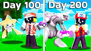 I Spent 200 DAYS in LEGENDARY only Pixelmon Minecraft [upl. by Navak]