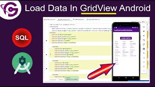 Fill Data From SQL To GridView In Android Studio Using Java  ProgrammingGeek [upl. by Etnohs]