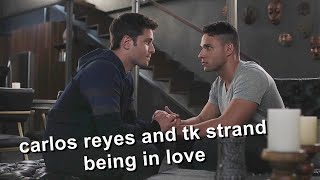 911 Lone Star » carlos reyes and tk strand being in love [upl. by Akitnahs583]