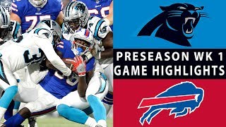 Panthers vs Bills Highlights  NFL 2018 Preseason Week 1 [upl. by Nnylarac]