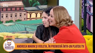 Andreea Marin și fiica ei Violeta pentru prima dată întrun platou TV [upl. by Sheaff]