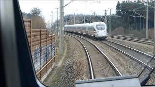 Blick aus dem hinteren Führerstand einer RB nach Treuchtlingen DachauPetershausen [upl. by Ardnossak253]