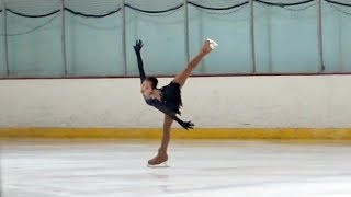 Alysa Liu  2018 CCIA Competition FS [upl. by Ellerred]