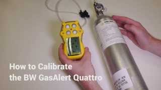 BW GasAlert Quattro Calibrate [upl. by Ardna95]