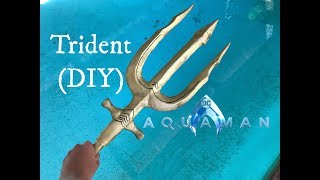 How to make Aquamans Trident DIY [upl. by Aleunam51]