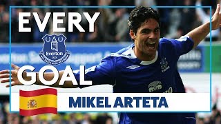 MIKEL ARTETA EVERY EVERTON GOAL [upl. by Tahp]