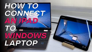 How to use iPad as a secondary screen on Windows 10 PC  SpaceDesk [upl. by Winifred532]